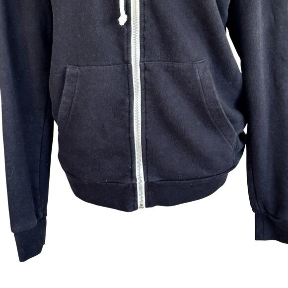 H&M X Coachella Festival Full Zip Hoodie Jacket‎ Small Black Music Goth Grunge - Picture 6 of 11